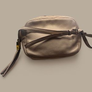 KATE SPADE STREET MINDI SMALL CROSSBODY CAMERA SIDE BAG GREY EUC